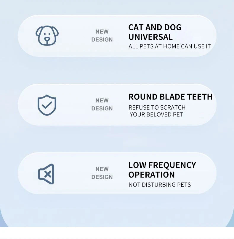 Pet Dog Electric Groomer Trimmer with LED Light Waterproof Pet Foot Hair Trimmer Low Noise Cat Dog Face Foot Ear Hip Paw Shaver