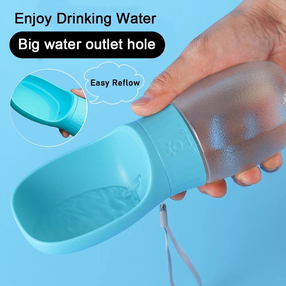 500ml Big Dog Water Bottle Portable Drinking Bowl For Small Medium Dogs Cat Travel Hiking Puppy Pet Water Dispenser Cup Labrodor