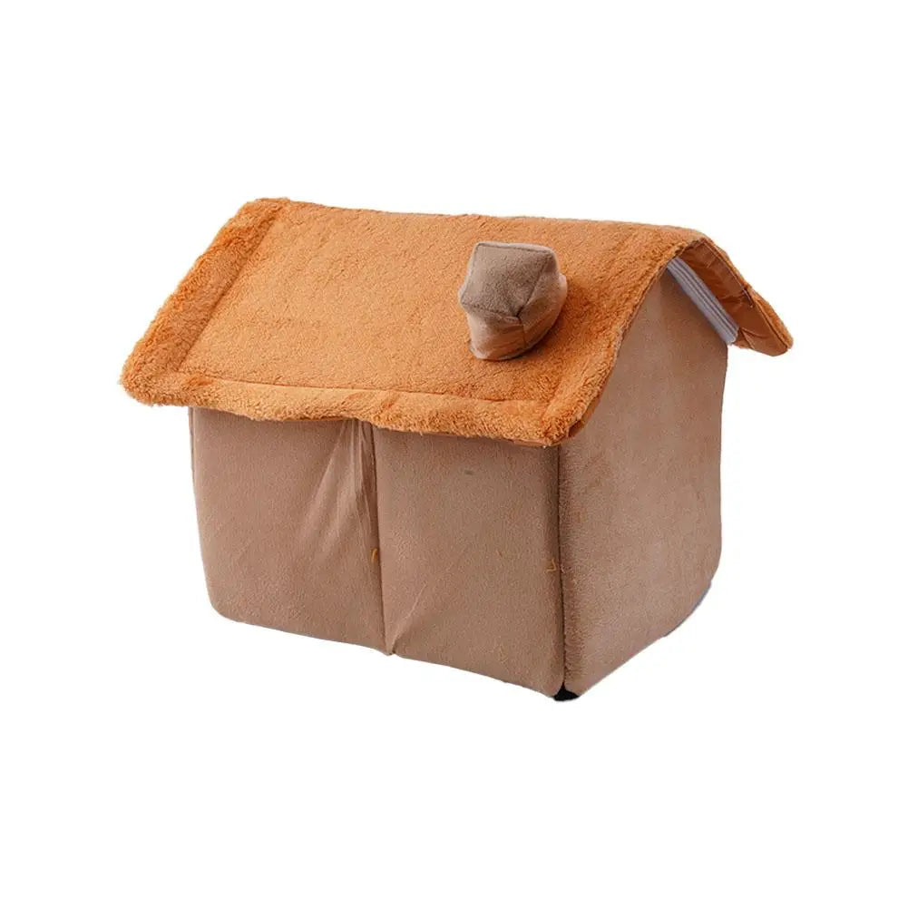Foldable Dog House Kennel Bed Mat For Small Medium Dogs Cats Winter Warm Cat Bed Nest Pet Products Basket Pets Puppy Cave Sofa