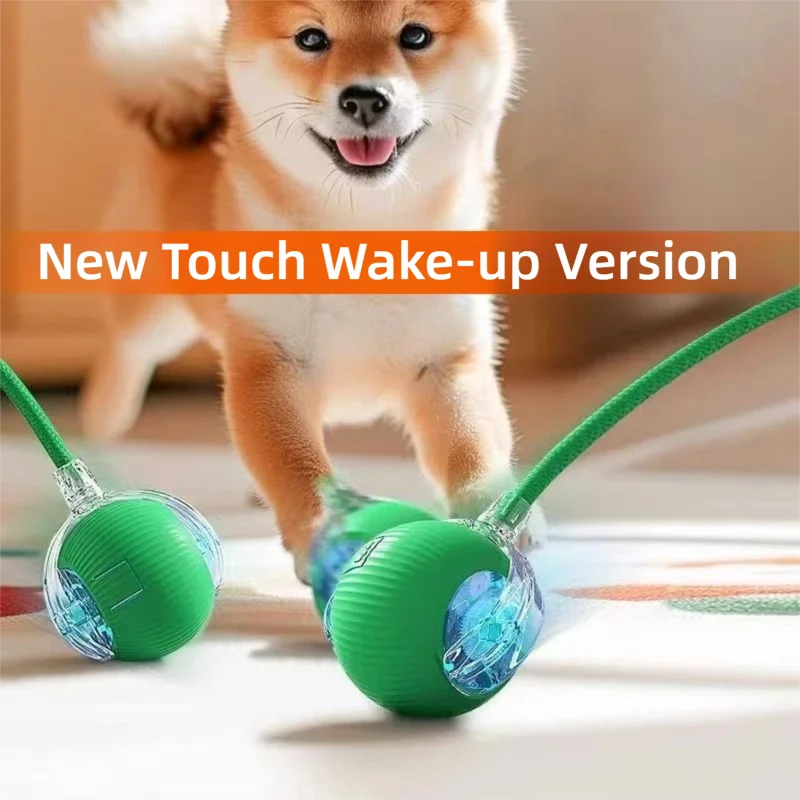 New Dog Interactive Ball Toy,Automatic Rolling Dog Ball Rechargeable,Smart Puppy Interactive Toy,Intelligent Balls Toy for Dogs